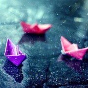 Кораблики под дождем
